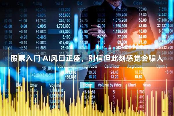 股票入门 AI风口正盛，别信但此刻感觉会骗人
